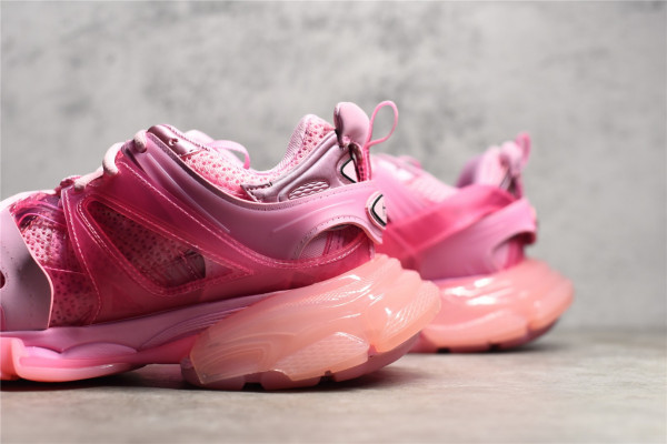 Ba*len*cia*ga track sneaker clear sole