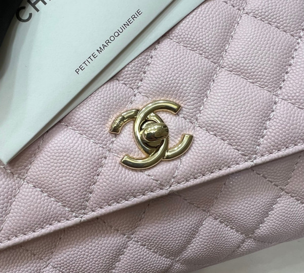 CL FLAP BAG WITH TOP HANDLE