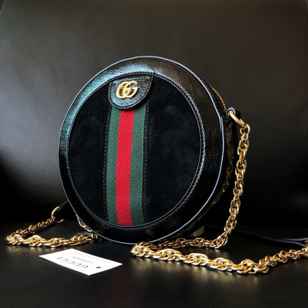 G*u*i ophidia mini gg round shoulder bag