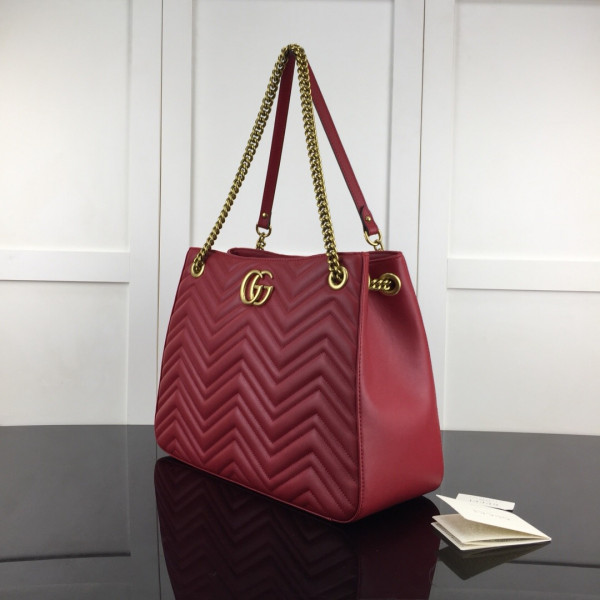 G*u*i gg marmont matelassé tote