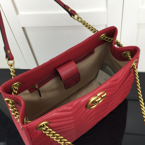 G*u*i gg marmont matelassé tote