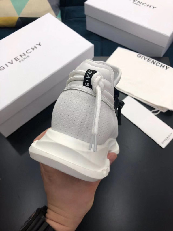 GIVENCHY SPECTRE RUNNER SNEAKERS IN PERFORATED LEATHER WITH ZIP