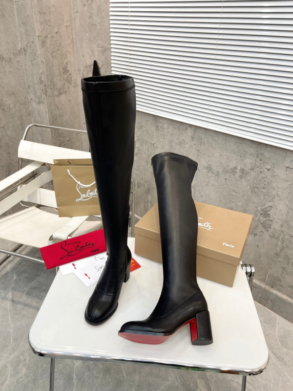 Ch**an louboutin high boots