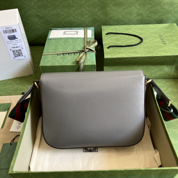 G*u*i horsebit 1955 patchwork shoulder bag