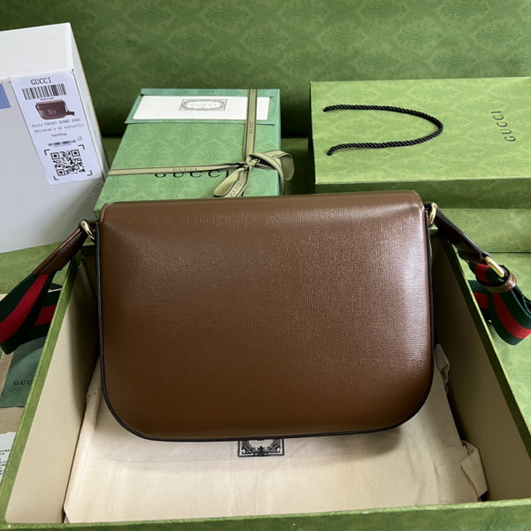 G*u*i horsebit 1955 patchwork shoulder bag