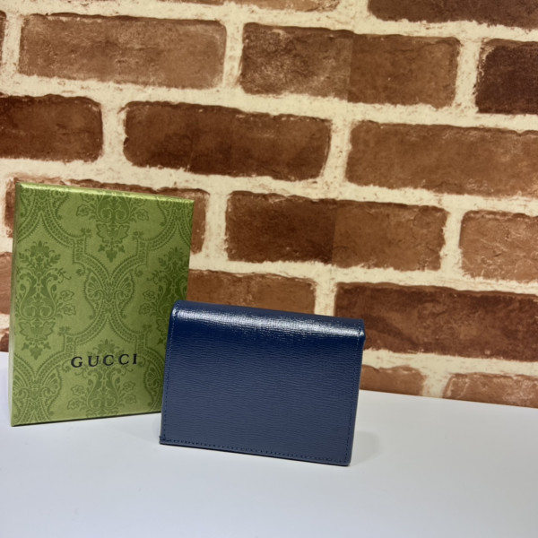 G*u*i horsebit 1955 card case wallet
