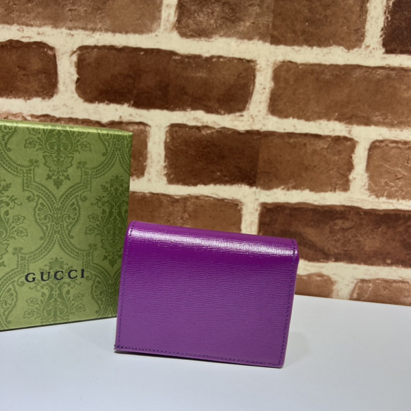 G*u*i horsebit 1955 card case wallet