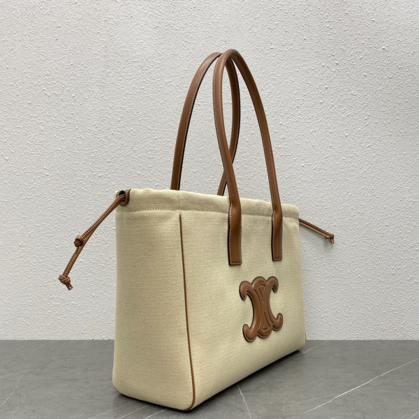 Ce**e cabas drawstring cuir triomphe