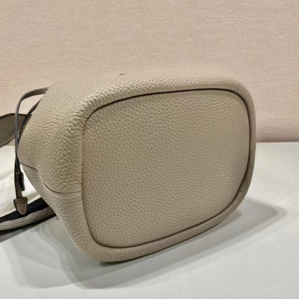 Pra*a leather bucket bag