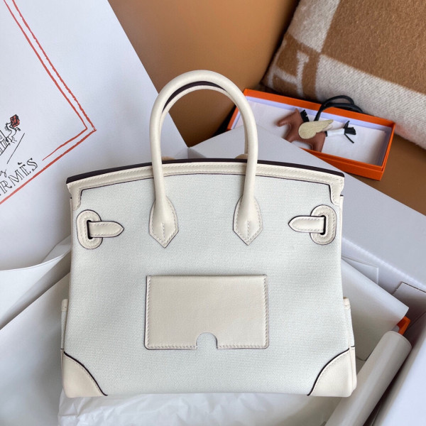 H**mes cargo birkin bag canvas and swift 25