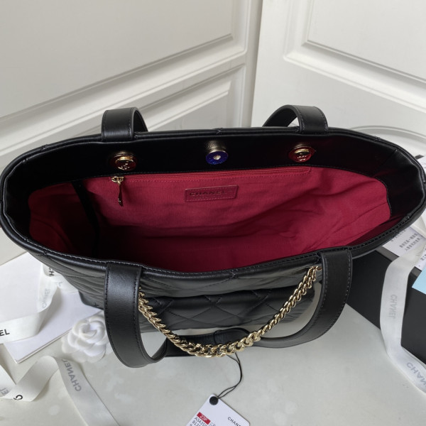 CL Shopping Bag Shiny Lambskin