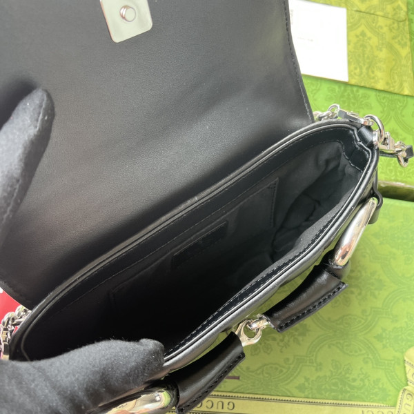 G*u*i horsebit chain small shoulder bag