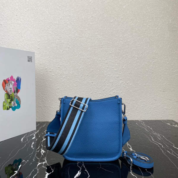 Pra*a leather mini shoulder bag