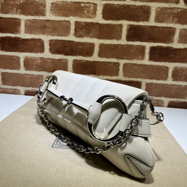 G*u*i horsebit chain big shoulder bag