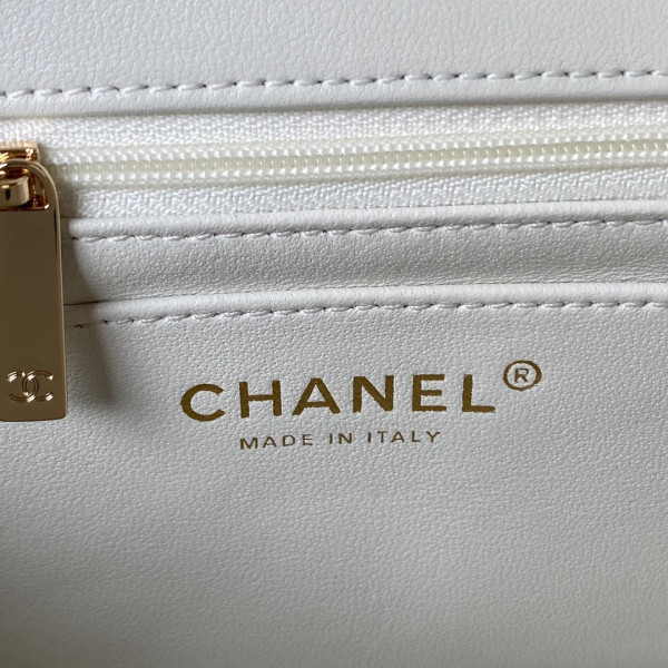 CL FLAP BAG WITH TOP HANDLE-21CM