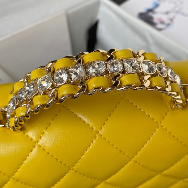 CL FLAP BAG WITH TOP HANDLE-18CM