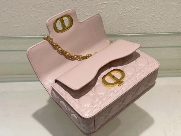 small D*or jolie top handle bag-22 x 14 x 8 cm