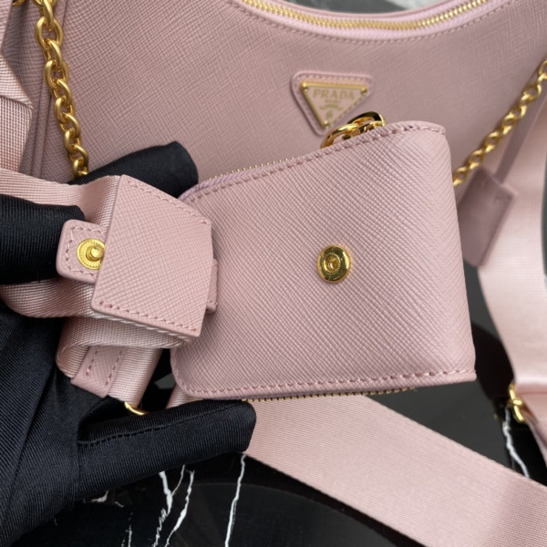 Pra*a re-edition 2005 saffiano bag-22*18*6.5cm