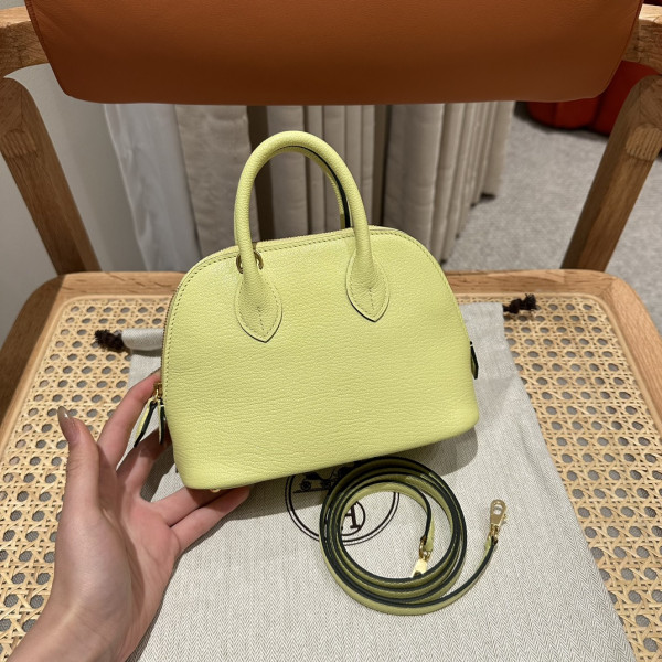 H**mes bolide 21 bag all handmade-21*15*7.5cm