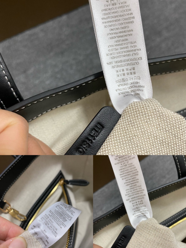 B**rry medium check tote bag-34*14*28cm
