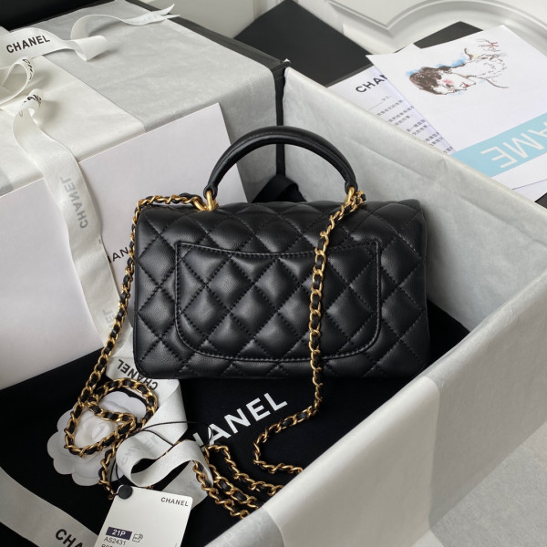 CL FLAP BAG WITH TOP HANDLE-20*12*6cm