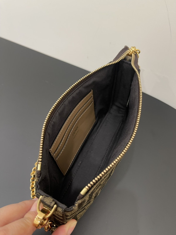 F**di baguette pouch-20*3*13cm