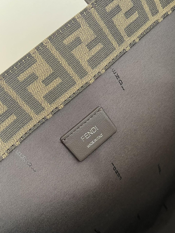 F**di ff jacquard shopper-41*35*19cm