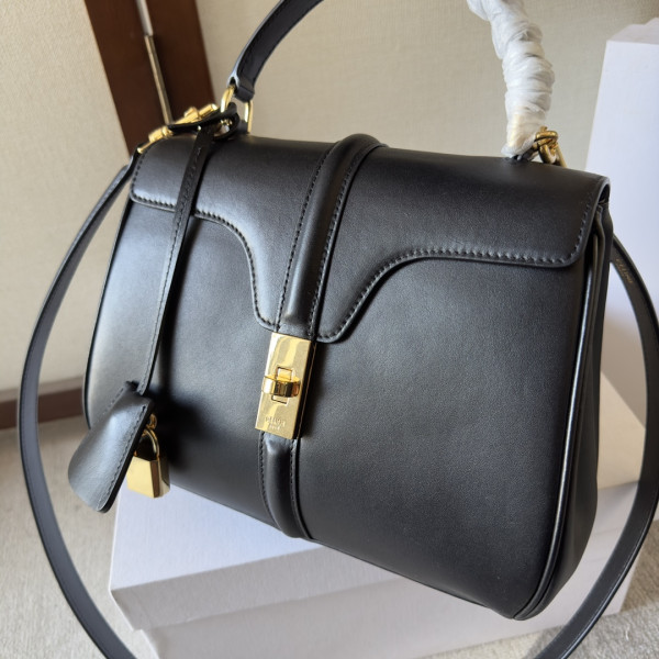 Ce**e 16 in satinated calfskin-23*19*10.5cm