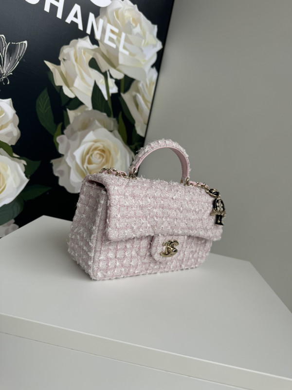 CL FLAP BAG WITH TOP HANDLE-20*12*6cm