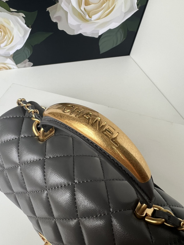 CL FLAP BAG WITH TOP HANDLE-20*12*6cm
