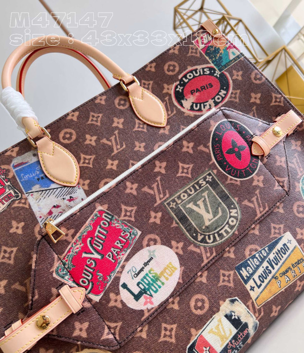 l**is V*t*n onthego voyage tote bag-43*33*18.5cm