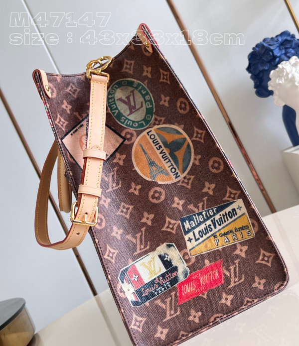 l**is V*t*n onthego voyage tote bag-43*33*18.5cm