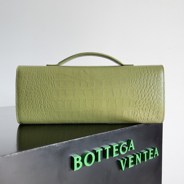 Bo*te*ga ve*ne*ta long clutch andiamo with handle-31*13*3cm