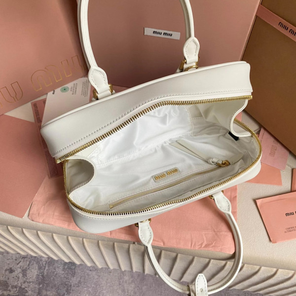 MIUMIU Arcadie leather bag-27X12X9Cm
