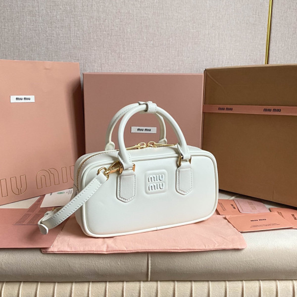 MIUMIU Arcadie leather bag-22X10.5X7.5Cm
