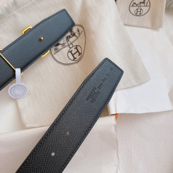 H**mes belt-silver/gold